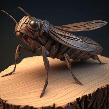 3D model Hoplandrothrips (STL)